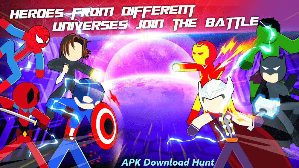 Download Super Stickman Heroes Fight (MOD, Hack Unlimited Money)